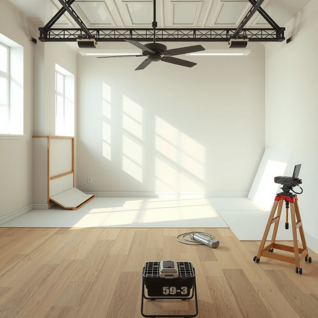 Inspecting plywood condition, thickness, and framing spacing for ceramic tile installation