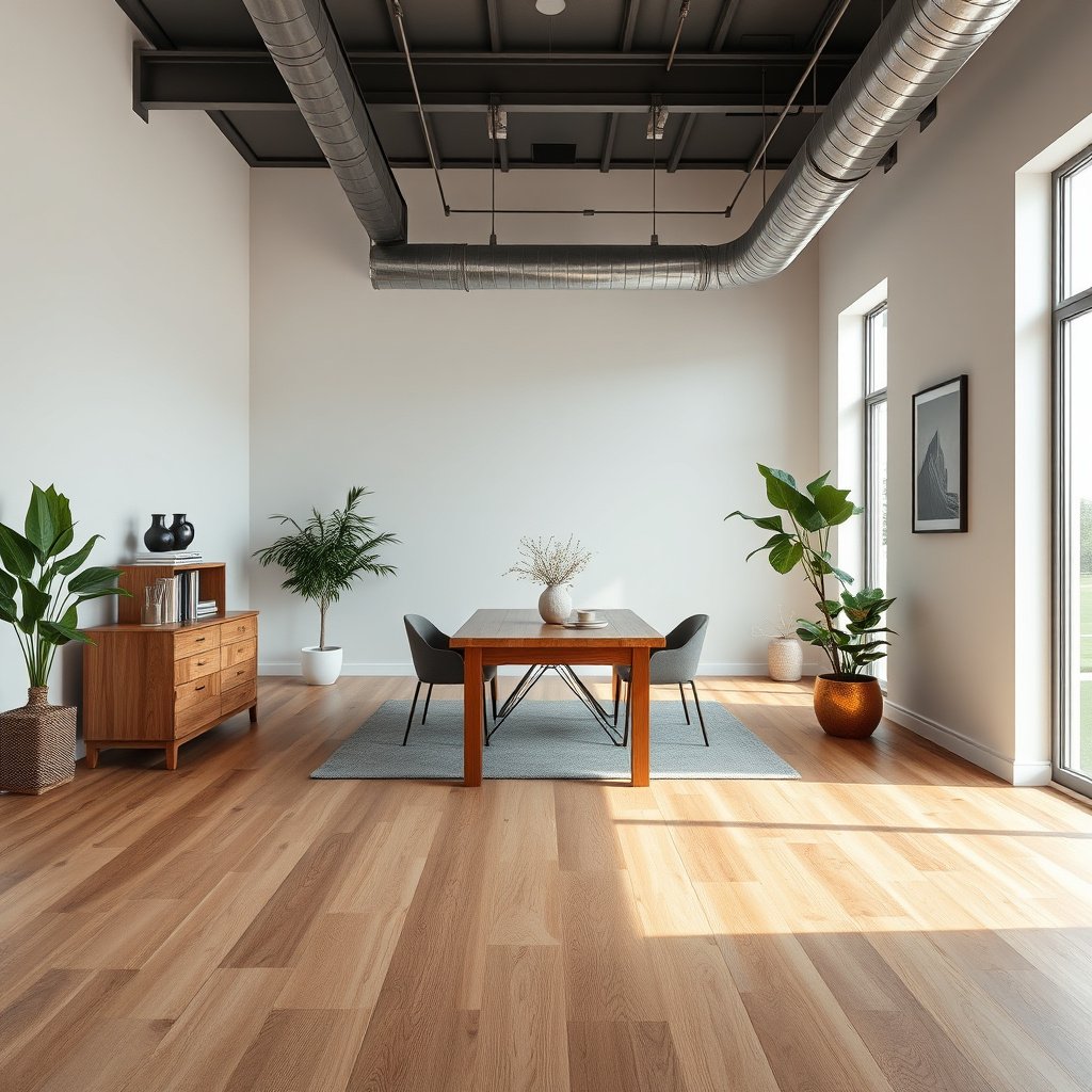 Different types and materials of transitions suitable for engineered wood floors in bathrooms