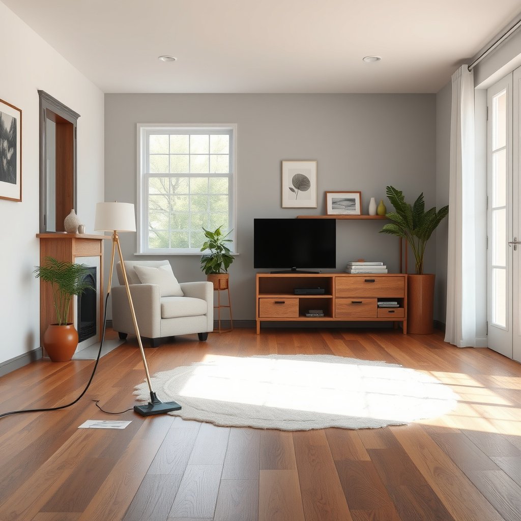 Comparison of dry and barely-damp dusting methods for hardwood floors