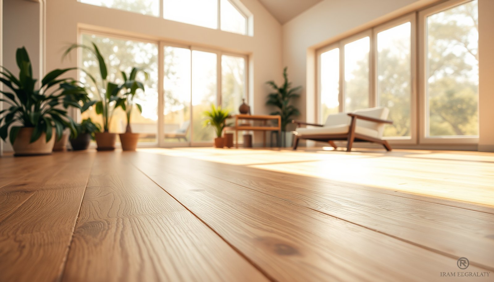A sunroom featuring beautifully installed engineered wood floors, highlighting key factors for selection.