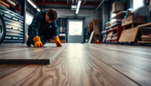Guide on how to choose laminate floors for a garage with key factors to consider.