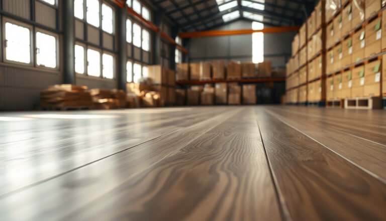 A guide on selecting laminate flooring suitable for warehouse environments, highlighting key factors.