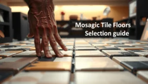 A guide to selecting mosaic tile floors with various designs and colors for your home.