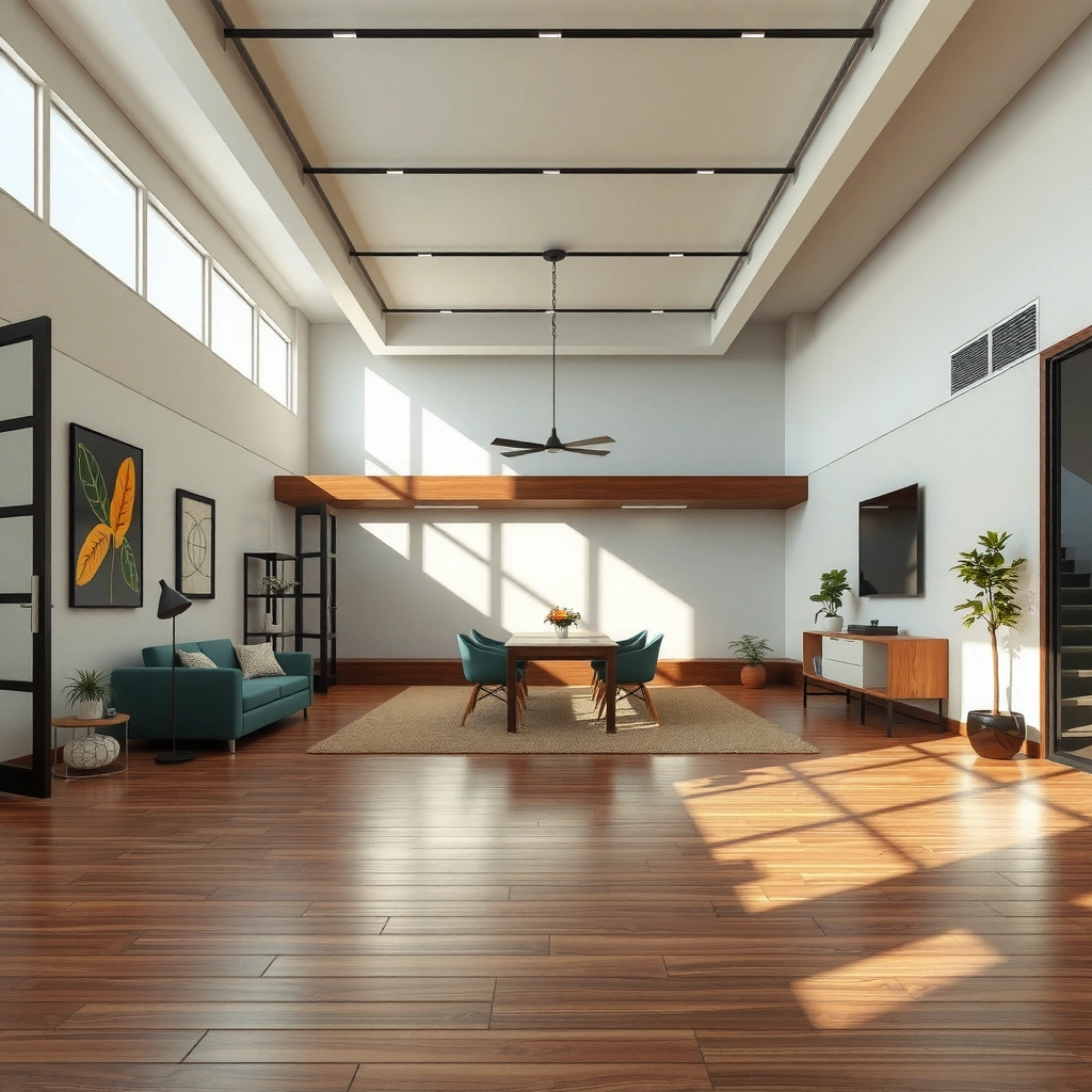 Image illustrating different use cases for polyaspartic flooring selection and its limits.