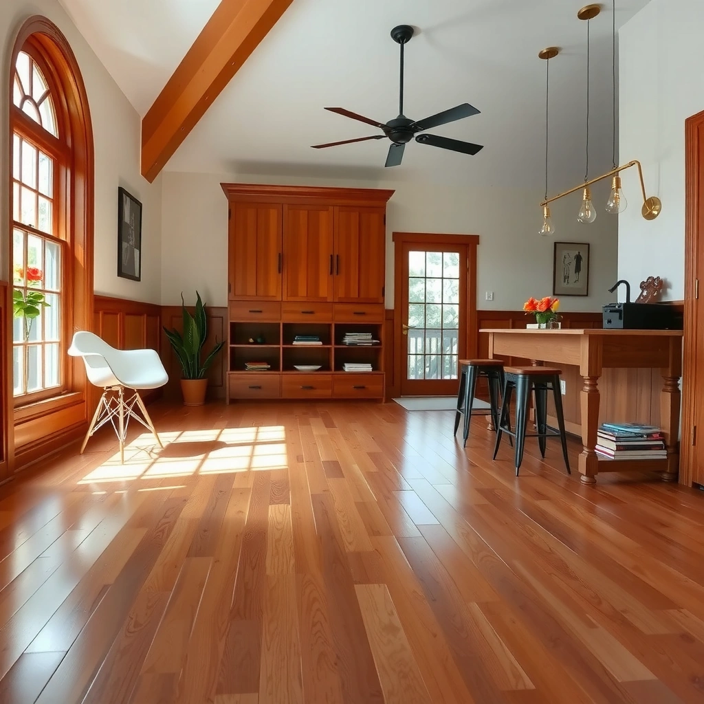 A selection of slip-resistant finish samples for hardwood floors, showcasing various textures and colors.