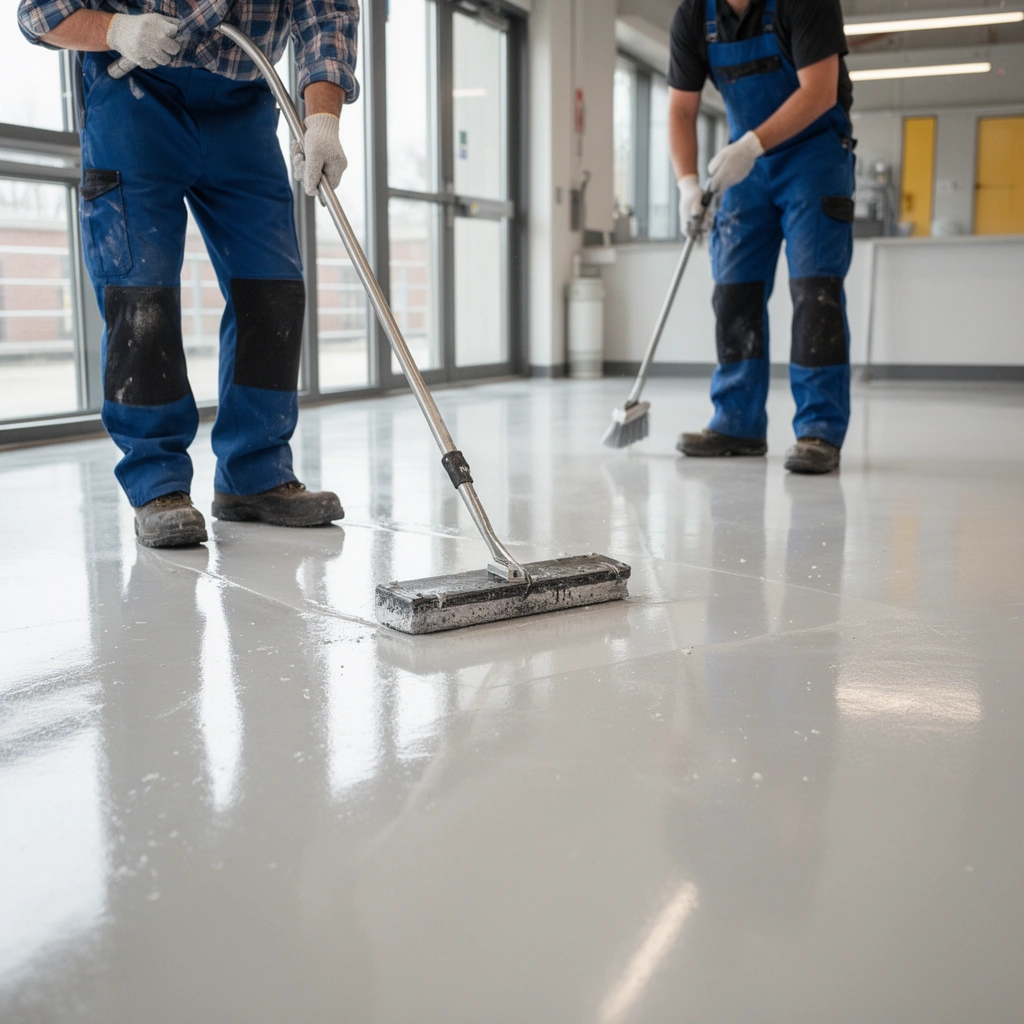 A selection of floor sealers for commercial flooring applications, highlighting various types and brands.