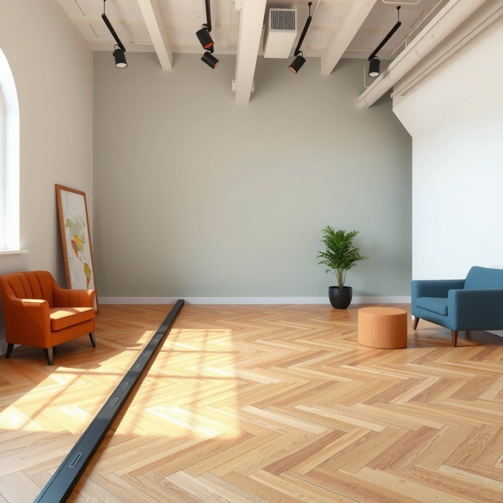 Different types of transitions for engineered wood floor seams.