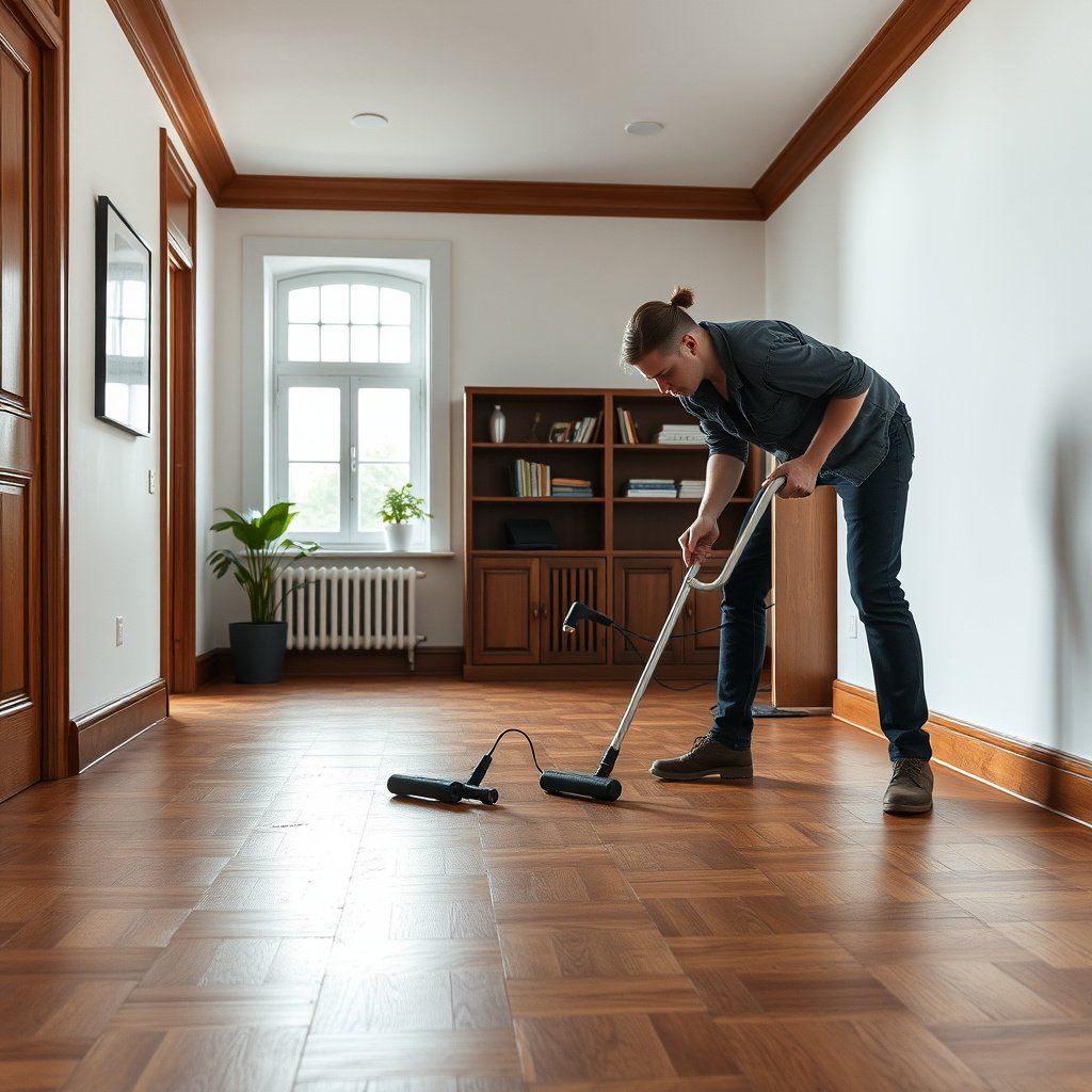 Different types of sealers for parquet floor finishes displayed for selection.