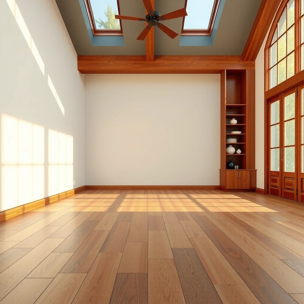 Image showing different types of transitions for hardwood floors and height confirmation.