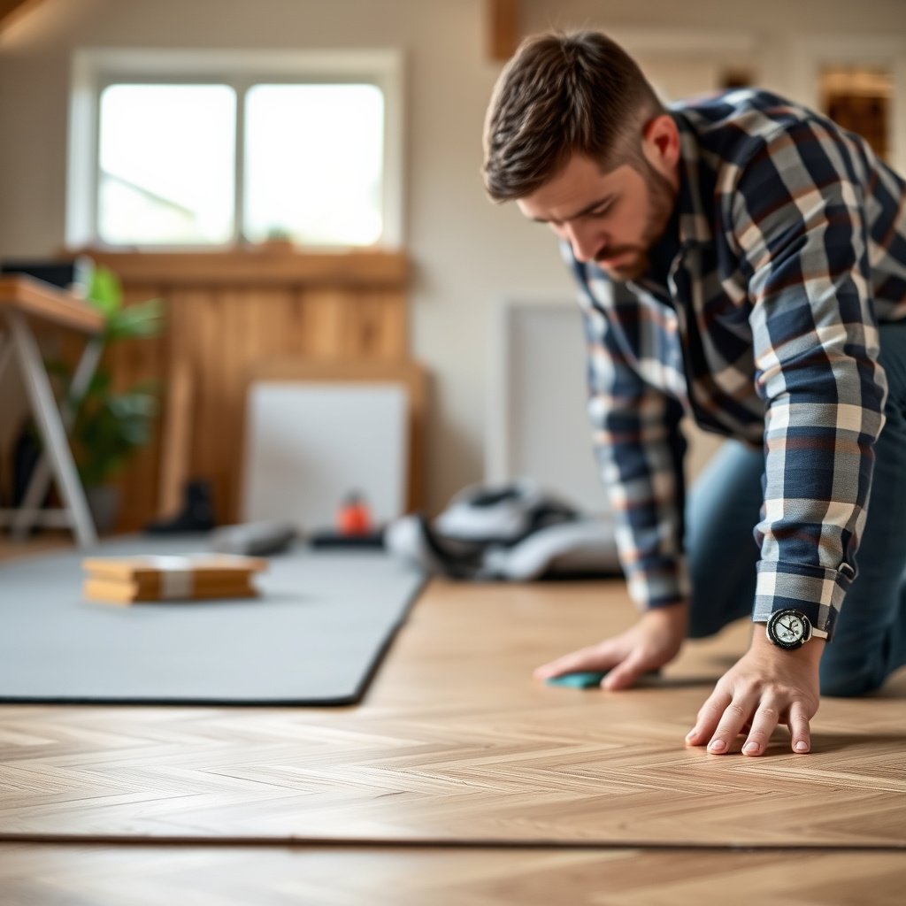 Different types of underlayment for parquet floors selection