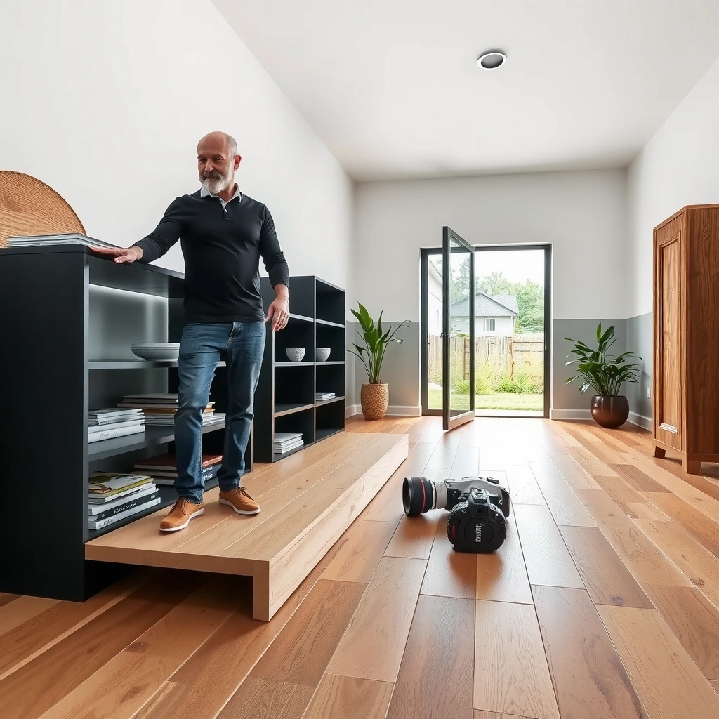 Different types of thresholds for transitioning engineered wood floors