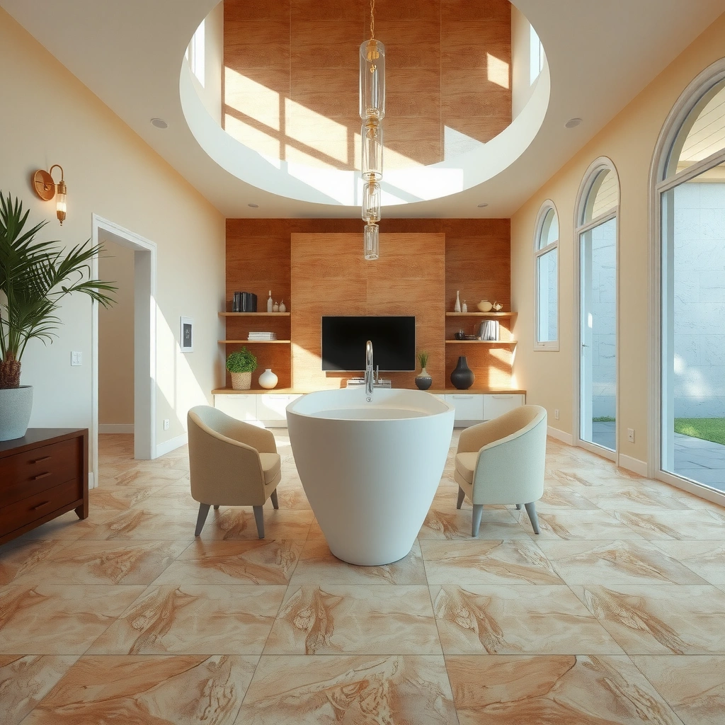 Comparison of filled vs unfilled travertine types for flooring selection