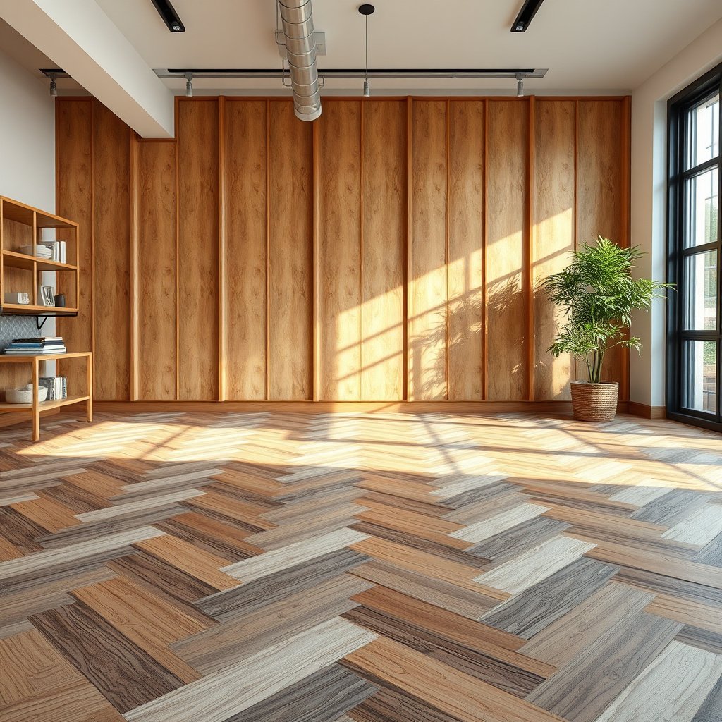 Different types of underlayment suitable for chevron flooring installation.