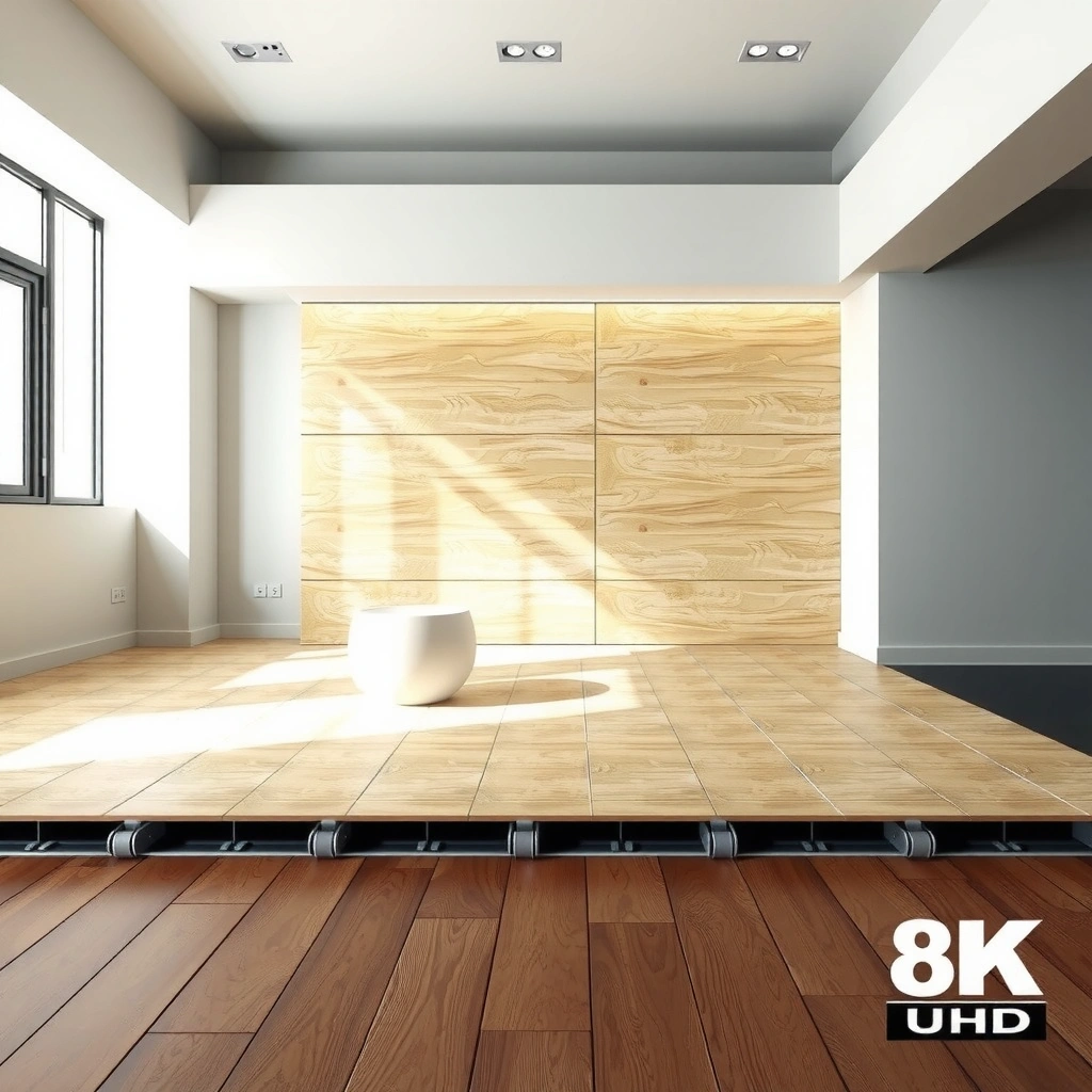 Various types of underlayment suitable for ceramic tile flooring installation.