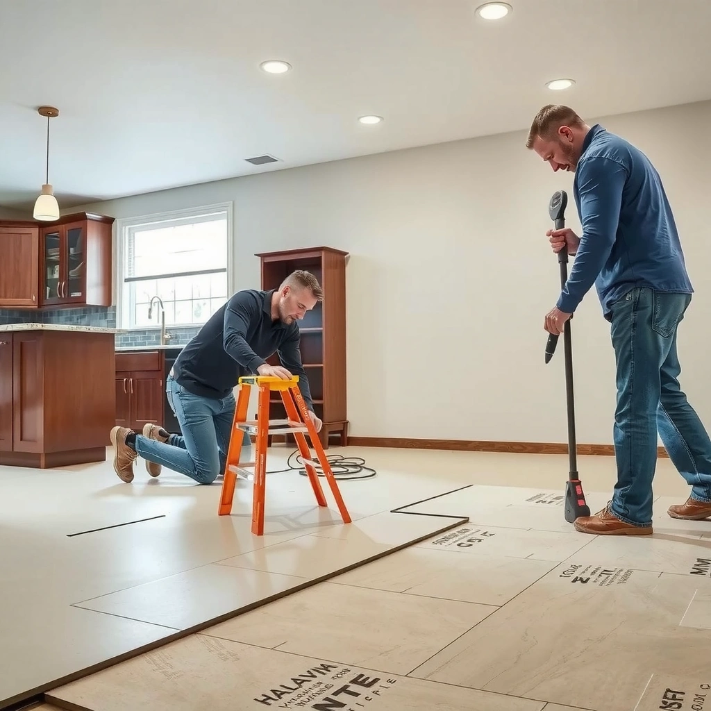 Various types of underlayment suitable for travertine flooring installation