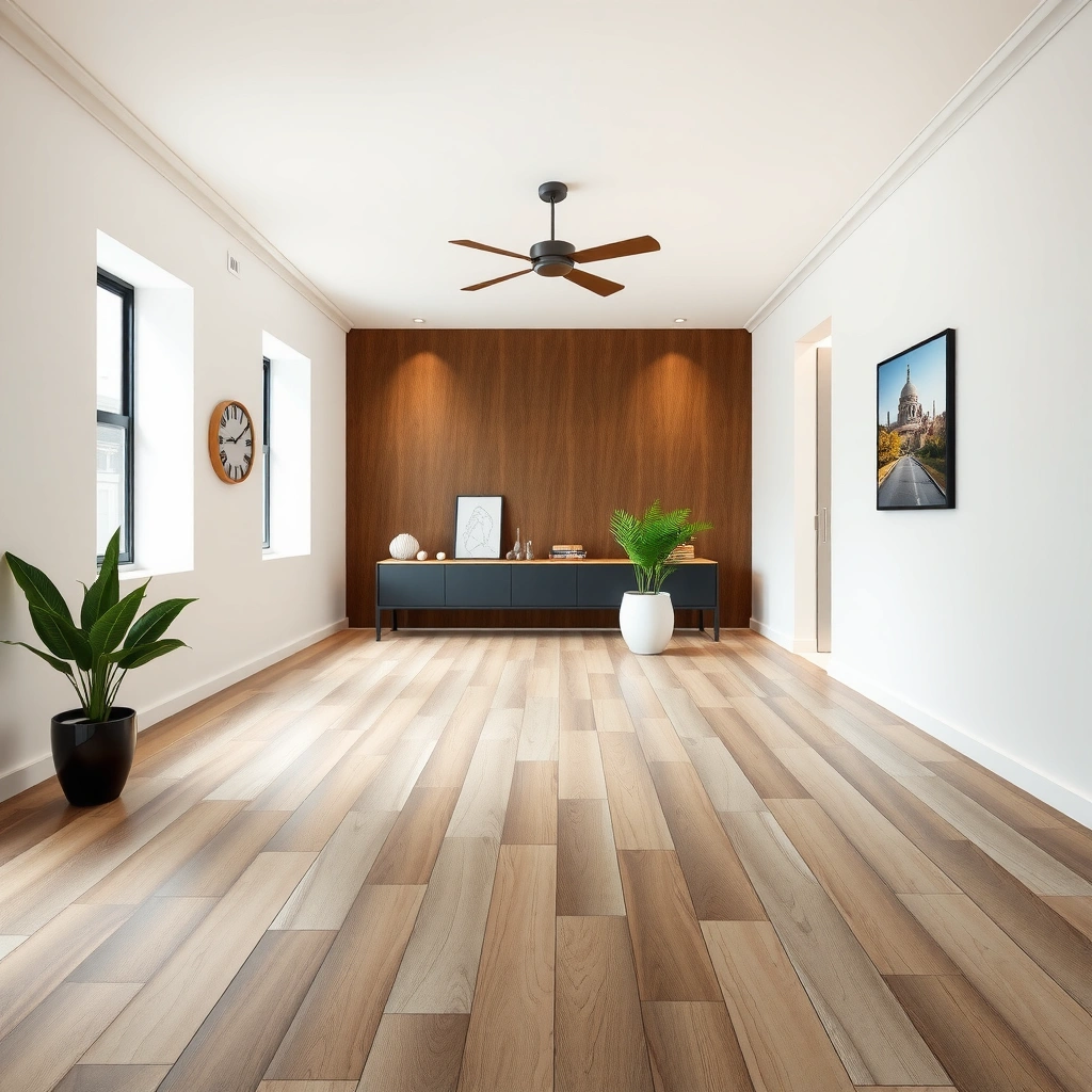 Different types of transitions for vinyl flooring installation
