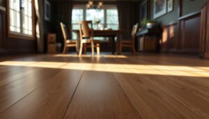 Vinyl flooring options for a stylish dining room selection guide.