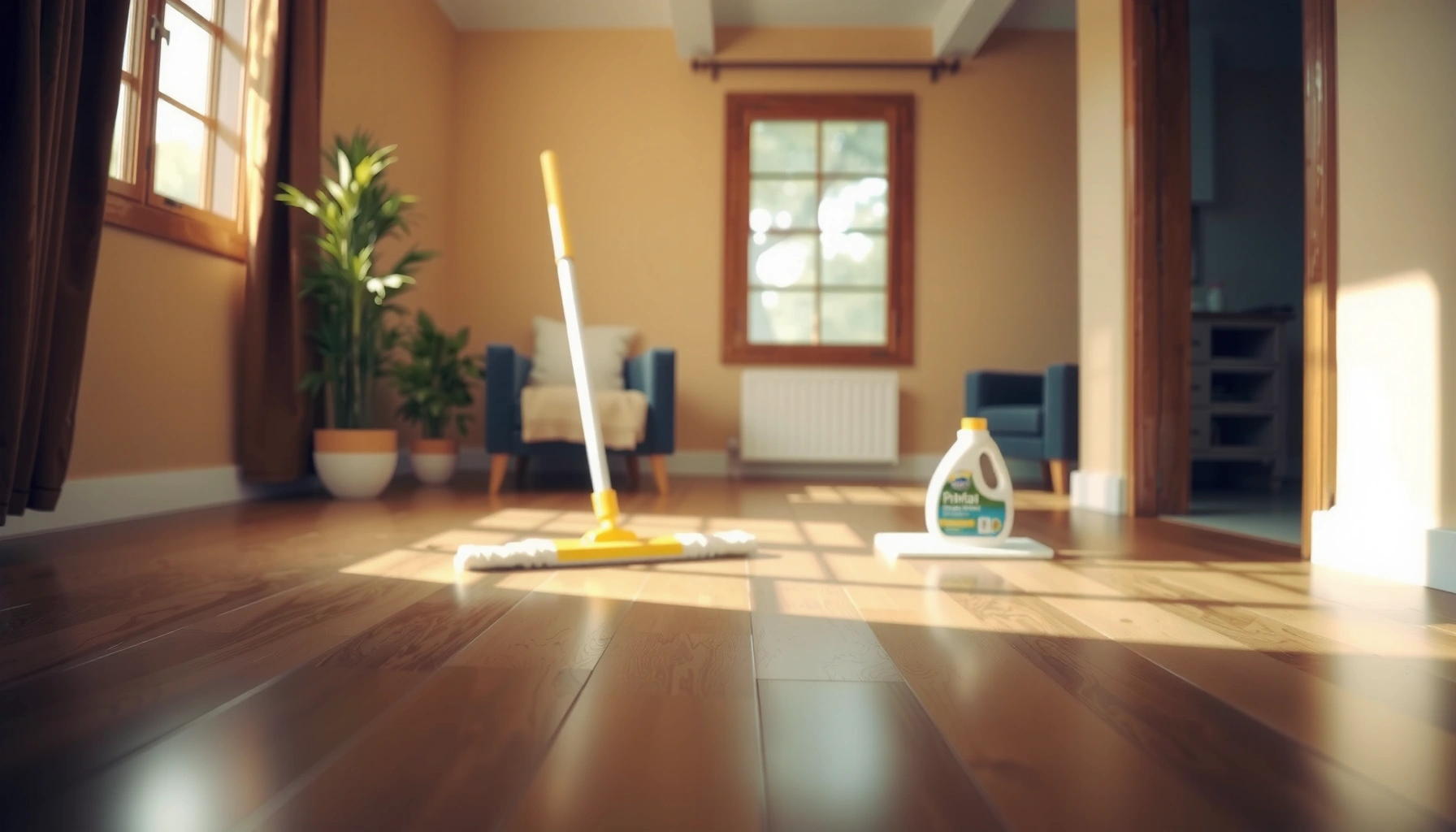 Step-by-step guide on how to clean bamboo floors without damaging the finish.