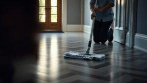 Step-by-step guide on how to clean chevron floors for a lasting shine