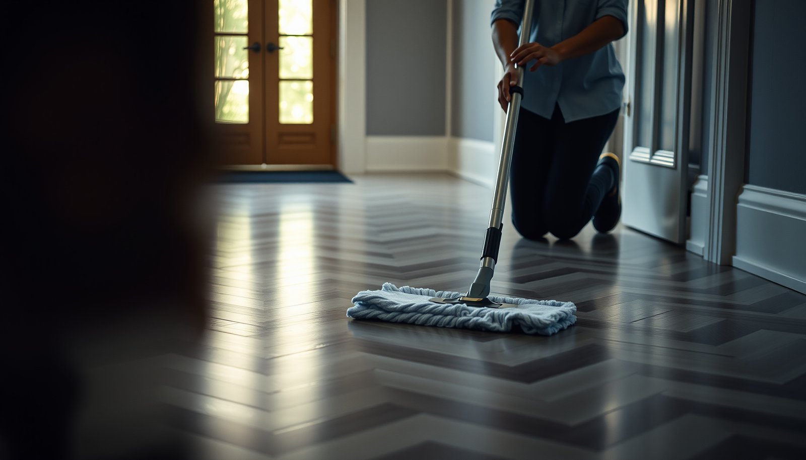Step-by-step guide on how to clean chevron floors for a lasting shine