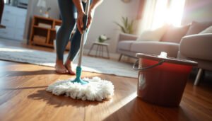 Step-by-step guide on how to clean hardwood floors in a rental property
