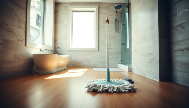 Step-by-step guide on how to clean hardwood floors in a bathroom effectively