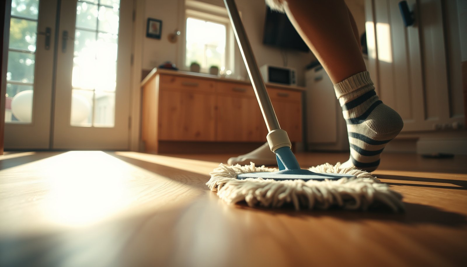 Step-by-step guide on how to clean hardwood floors in a kitchen effectively