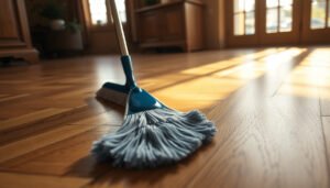 Step-by-step guide on how to clean herringbone floors effectively and safely.