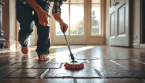 Step-by-step guide on how to clean slate floors safely for a better shine.