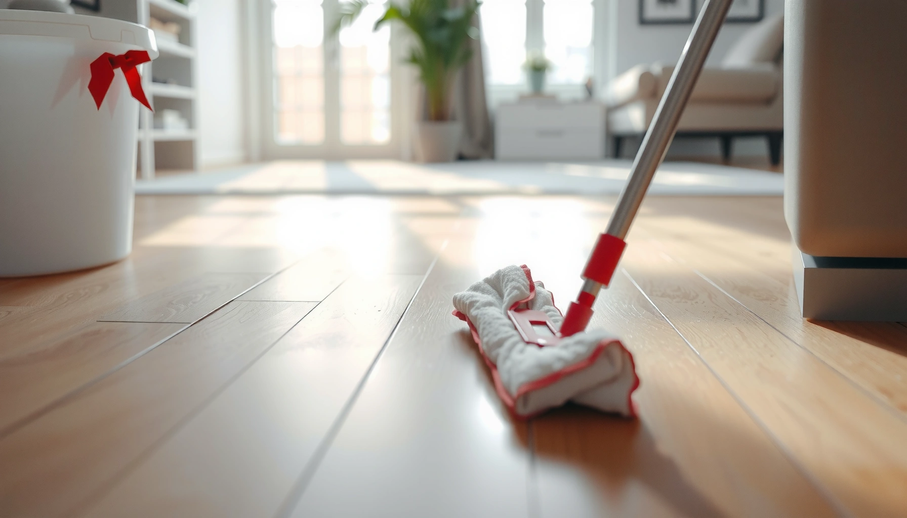Step-by-step guide for cleaning SPC floors safely and effectively.