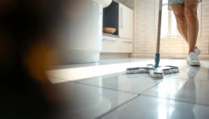 Step-by-step guide on how to clean tile floors effectively.