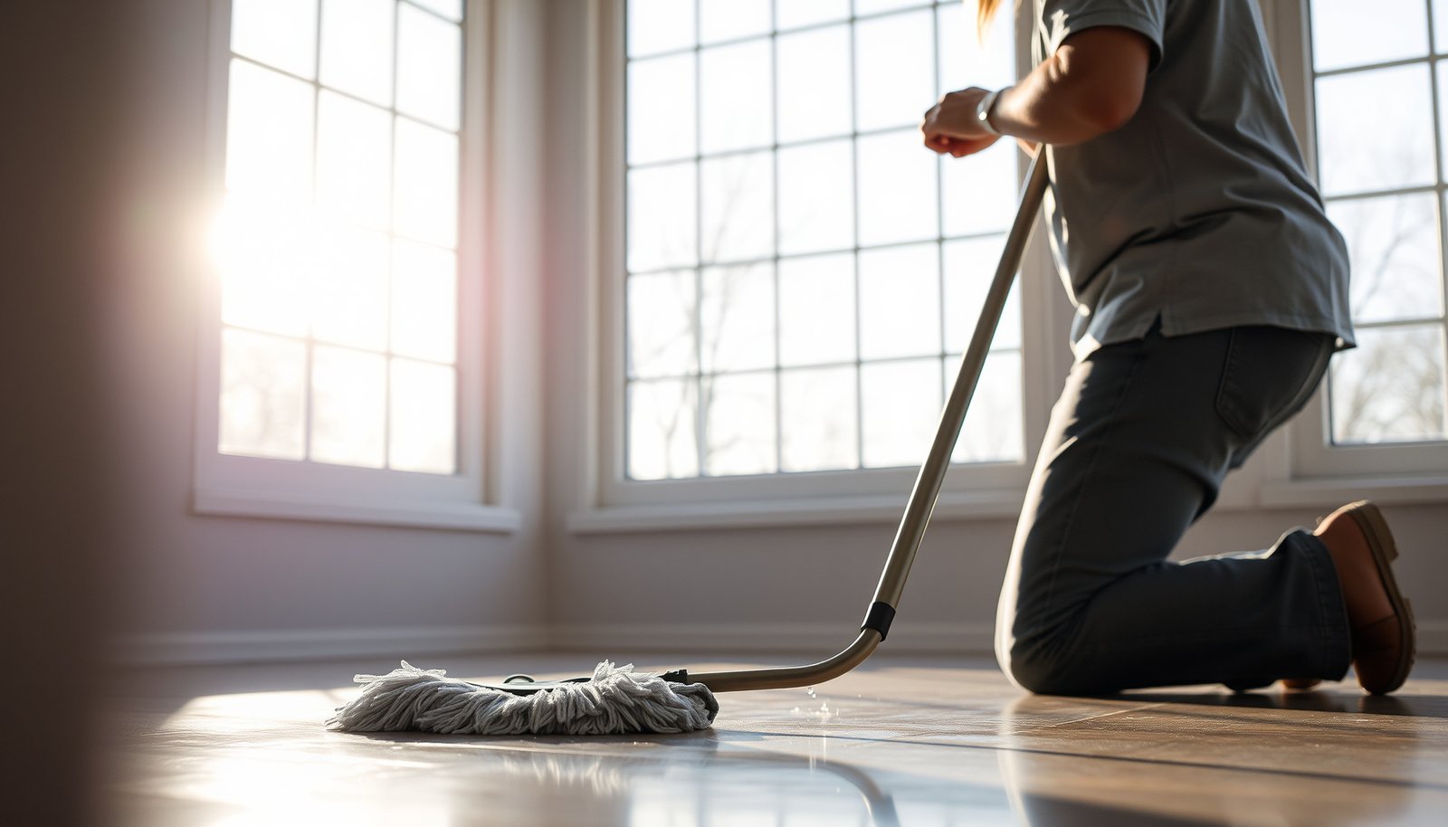 Step-by-step guide on how to clean vinyl floors in a sunroom for a fresh look