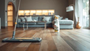 Step-by-step guide on how to clean WPC floors effectively and safely.