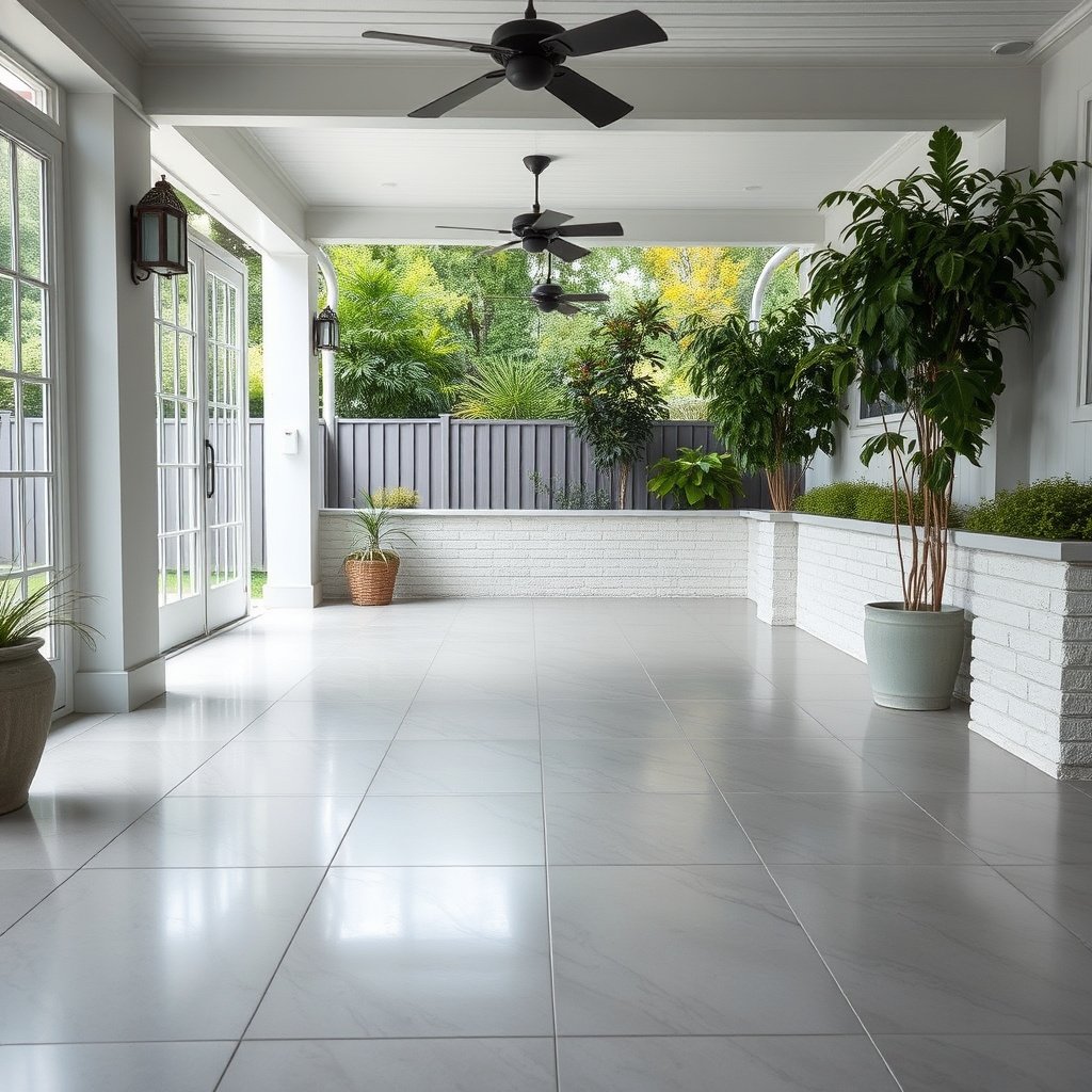Diagram showing common sources of scratches on vinyl patio floors.