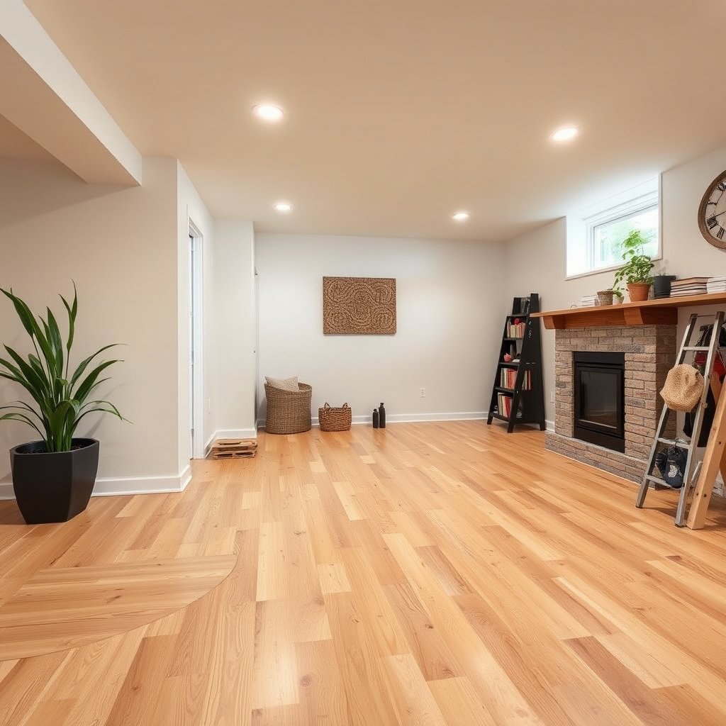 Image illustrating methods to control moisture in a basement for engineered wood floor protection