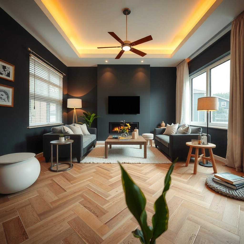 Comparison of floating and glue-down cork floor types for living room installation.