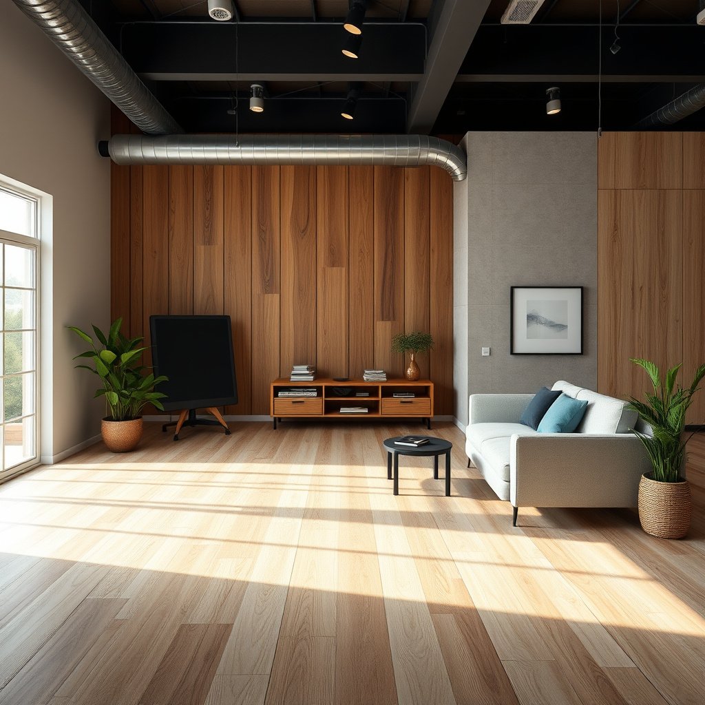A simple cost formula for estimating engineered wood floor expenses in a garage renovation project.