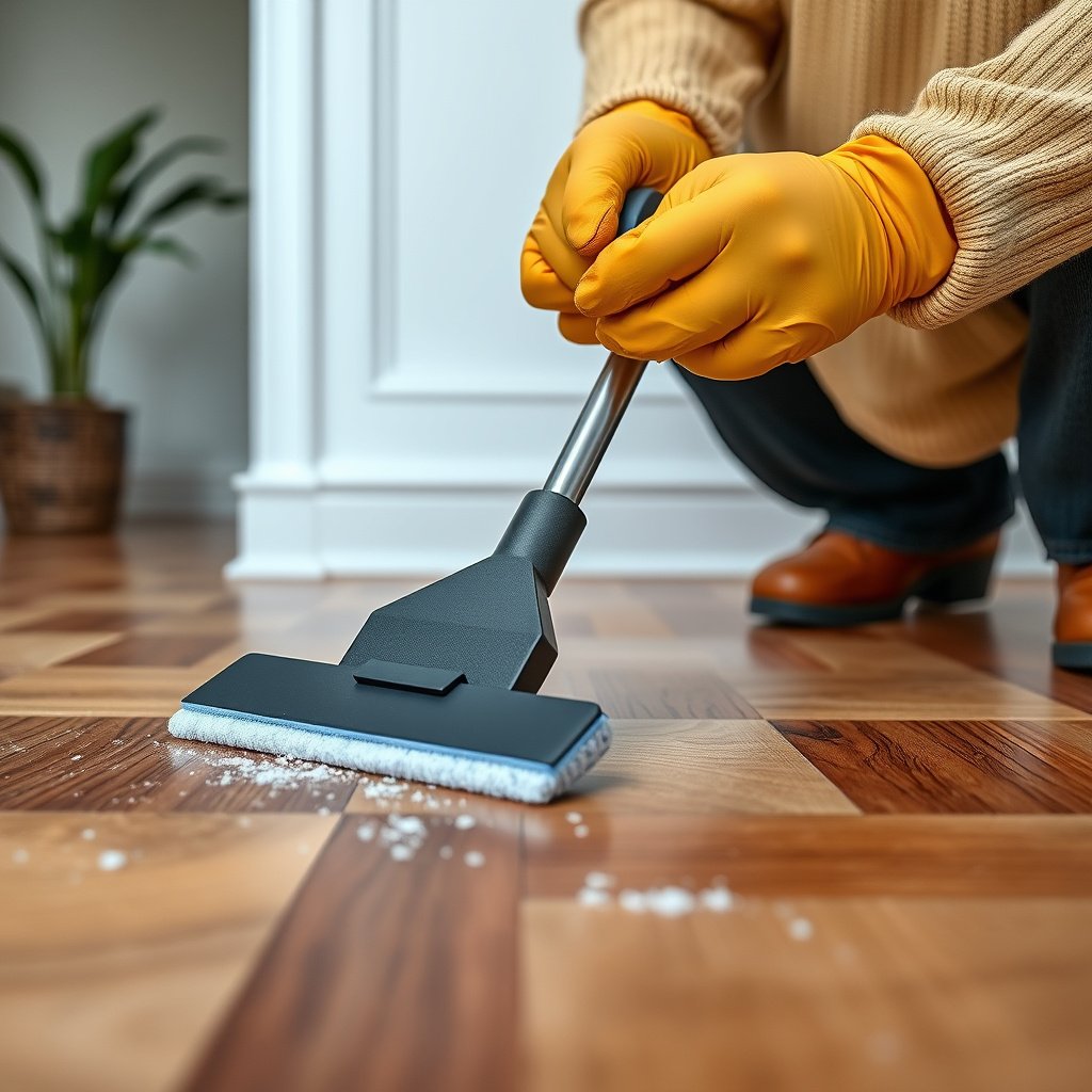 Step-by-step guide for safely deep cleaning parquet floors