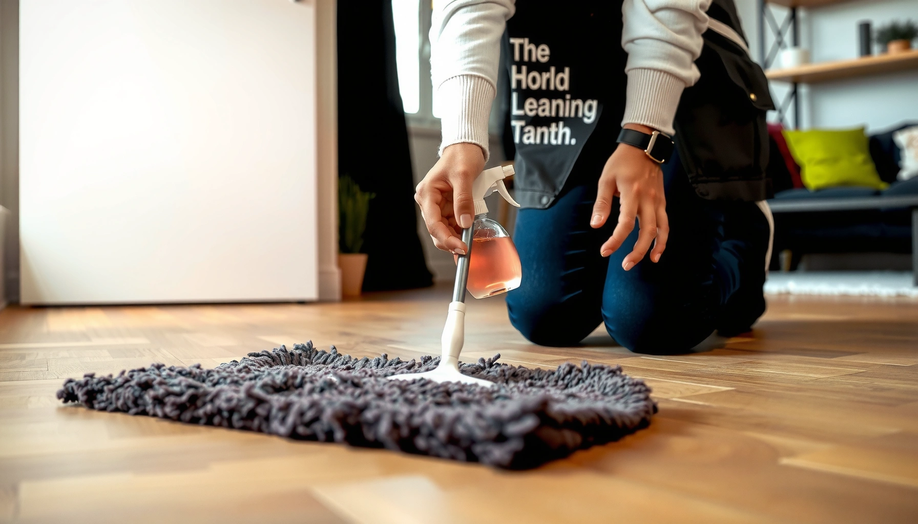 Step-by-step guide on how to deep clean cork floors effectively.