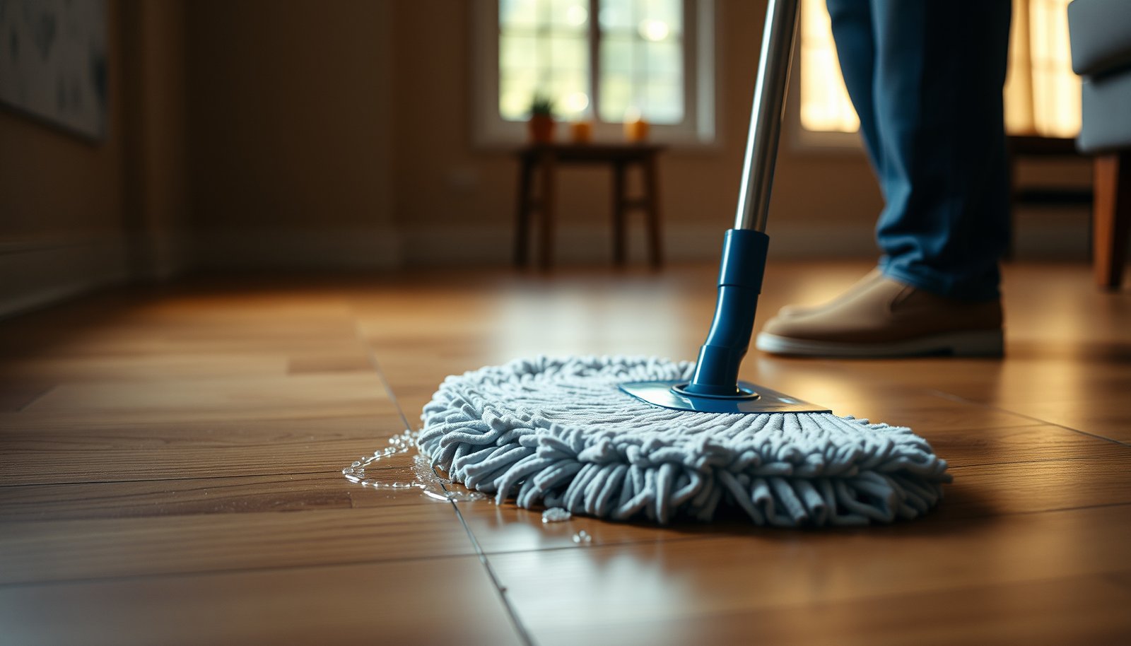 Step-by-step guide to deep cleaning hardwood floors and removing dirt effectively.