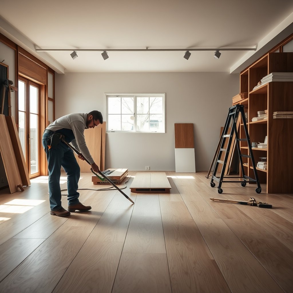 Deep cleaning laminate surface before workshop preparation for optimal results