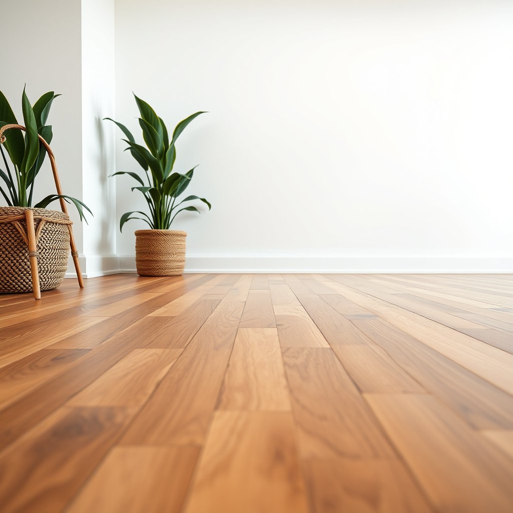 A person deep cleaning parquet floors to remove built-up grime without constant scrubbing.