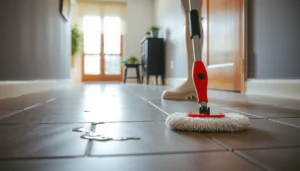 Step-by-step guide on how to deep clean tile floors without causing damage.