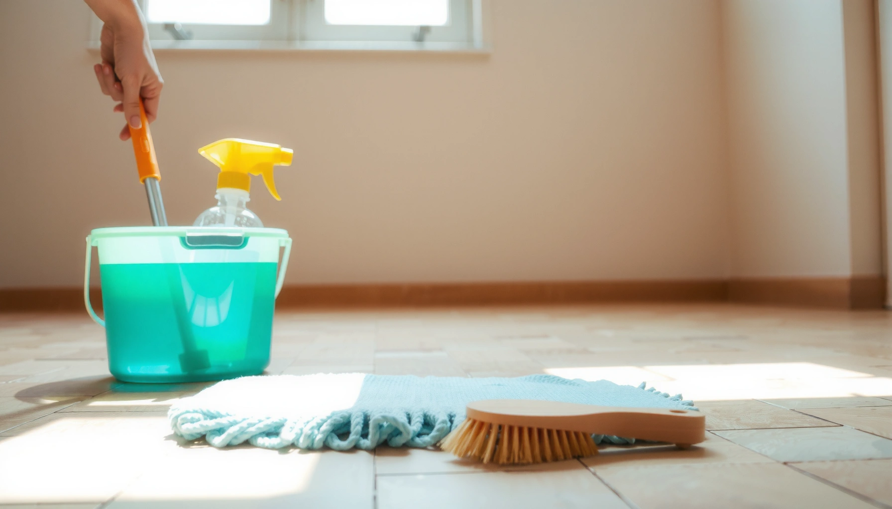 Step-by-step guide for deep cleaning travertine floors with effective techniques and tools.