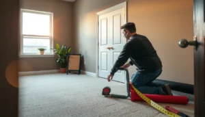Step-by-step guide for installing carpet floors without professional help