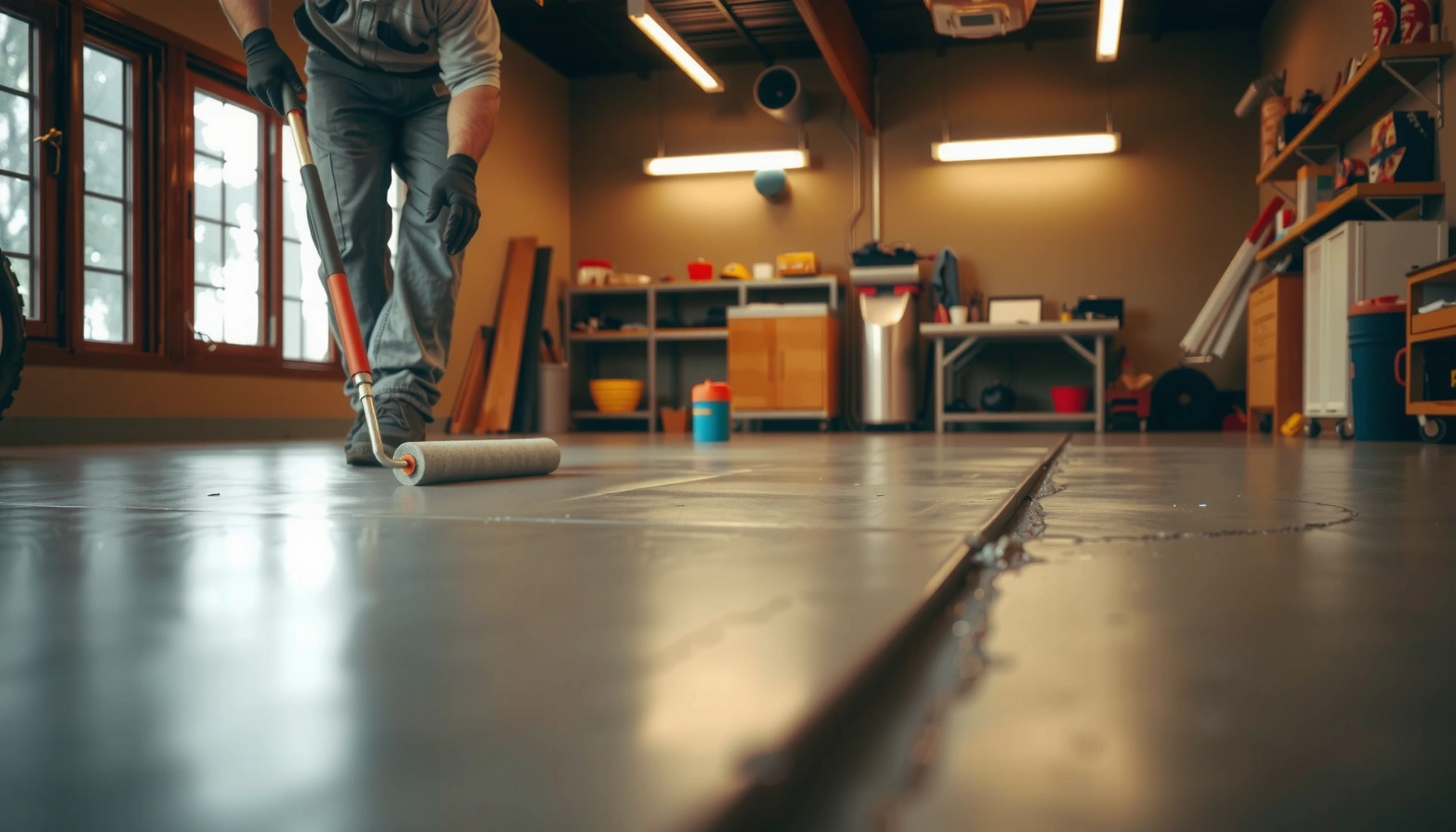 Step-by-step guide on installing polyaspartic floors without professional help.