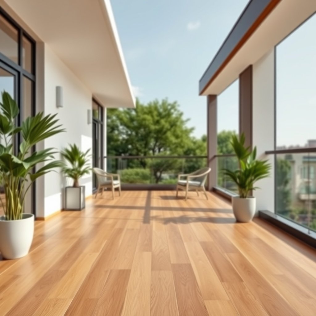 Testing engineered wood for balcony exposure and weather resistance