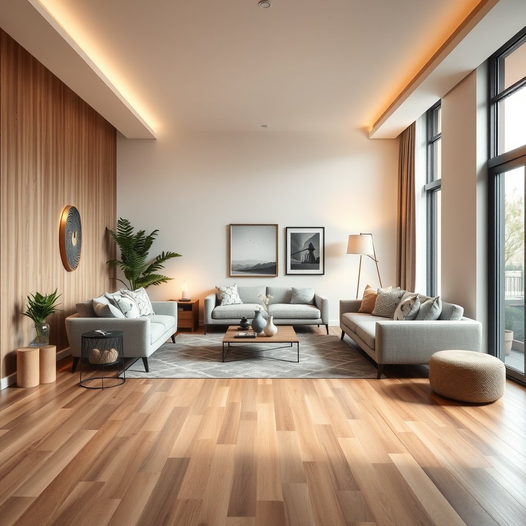 Inspecting the ply count and thickness of engineered wood floors for living rooms
