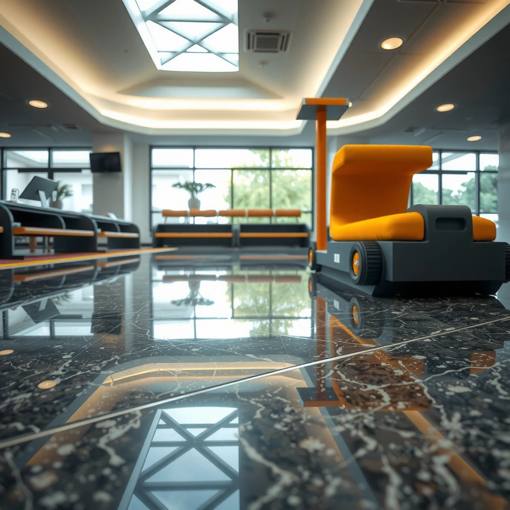 Supplies needed for deep cleaning granite floors, including safe and unsafe items.