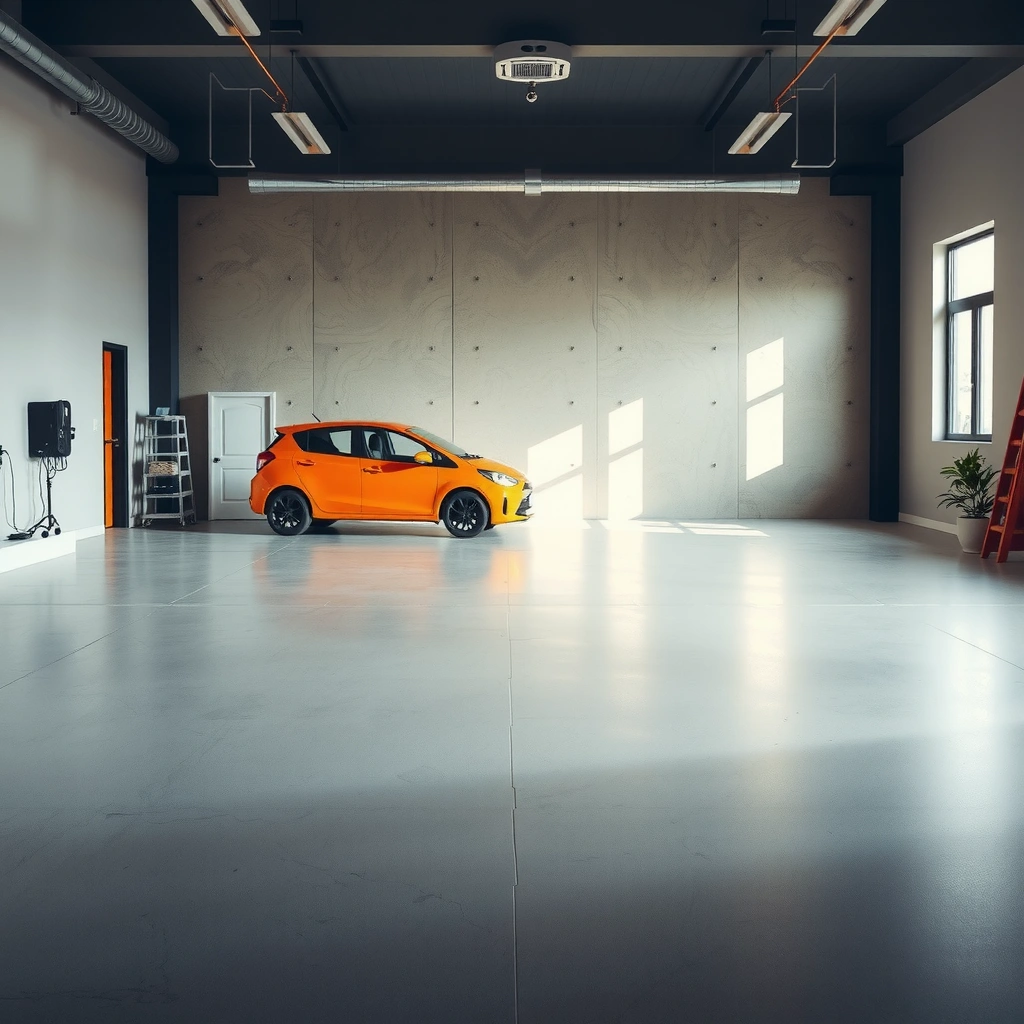 Tools and materials needed for trimming polished concrete floors
